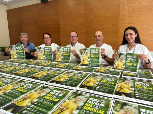 Los paseos saludables “Menos pastillas, más zapatillas” se reanudan el 30 de octubre