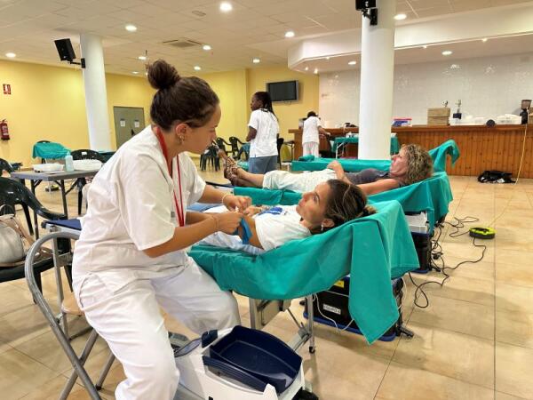 45 solidari@s donaron sangre ayer en La Nucía