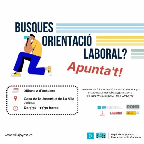 Técnicos especializados ofrecerán asesoramiento de manera individual a las personas que buscan un empleo o formación profesional