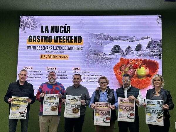 El “GastroWeekend” de La Nucía contará con un menú de 7 chefs “estrella Michelín”