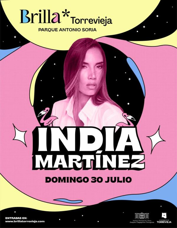 INDIA MARTÍNEZ Y MELENDI INAUGURAN LA TERCERA EDICIÓN DEL FESTIVAL ‘BRILLA TORREVIEJA’ 