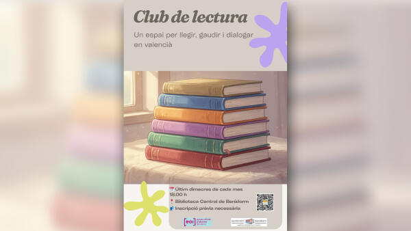 Patrimonio Hist&oacute;rico impulsa un nuevo club de lectura en valenciano para personas adultas