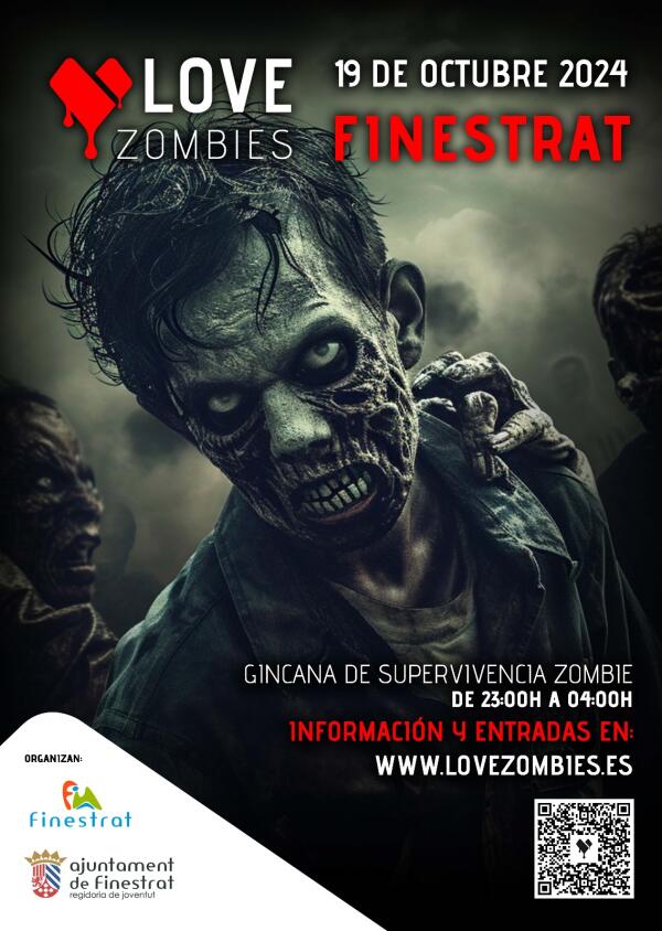 LA CONCEJALÍA DE JUVENTUD DE FINESTRAT ORGANIZA UNA “GINCANA ZOMBIE DE SUPERVIVENCIA” PARA EL SÁBADO 19 DE OCTUBRE 