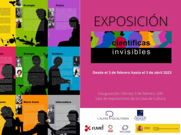 Igualdad presenta el próximo viernes la exposición 'Científicas Invisibles' en la Casa de Cultura de l'Alfàs 