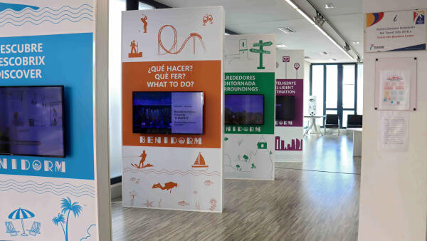 Benidorm complementa la reforma de la Oficina de Turismo de El Torrej&oacute; con una sala inmersiva para mejorar la experiencia de los visitantes 