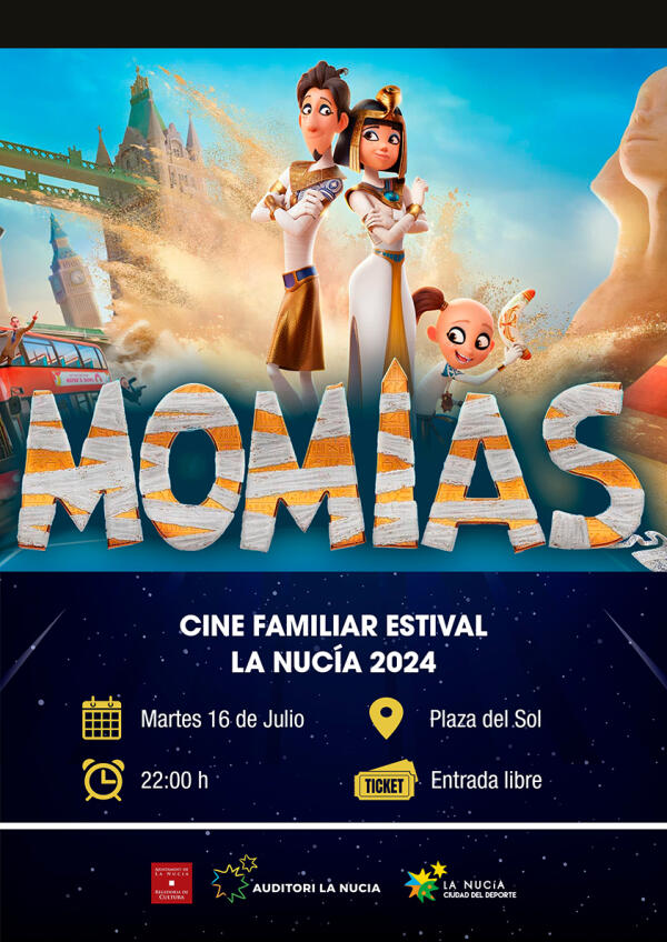 Mañana en la plaza del Sol la película de animación “Momias”  