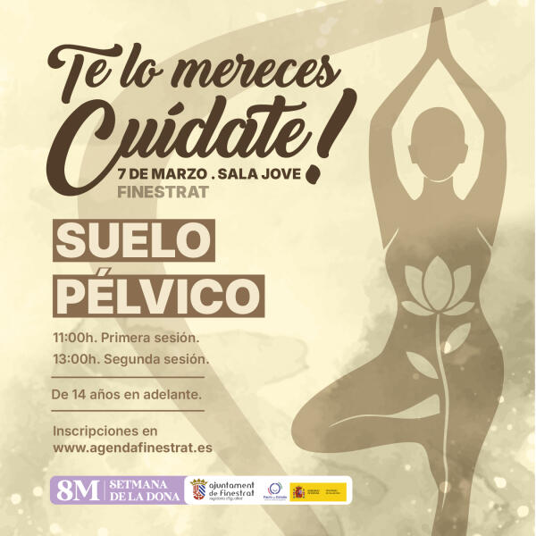 AUTOCUIDADO que nos trae Finestrat y la Concejal&iacute;a de Igualdad con motivo del 8M.