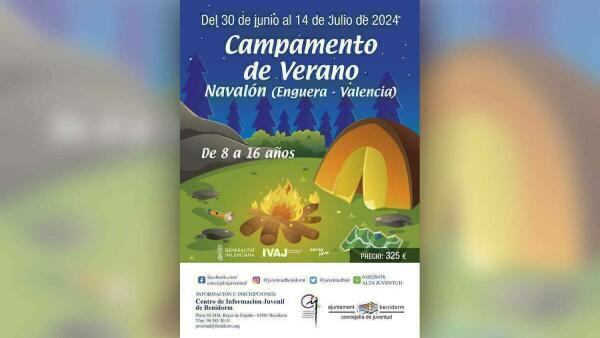 Benidorm organiza un campamento de verano para jóvenes en Navalón-Enguera  