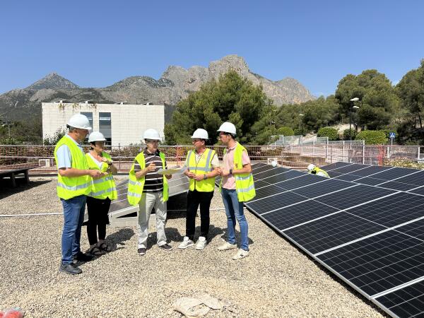 La Nucía invierte 39.594 € en la instalación de placas solares en el cole Sant Rafael