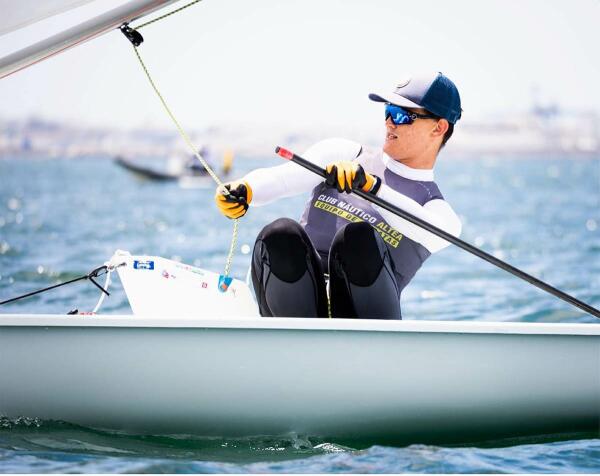 Gonzalo Suárez, del CN Altea, en el mundial de ILCA en Polonia