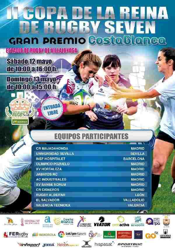 La Vila Joiosa acoge este fin de semana la II Copa de la Reina de Rugby Seven