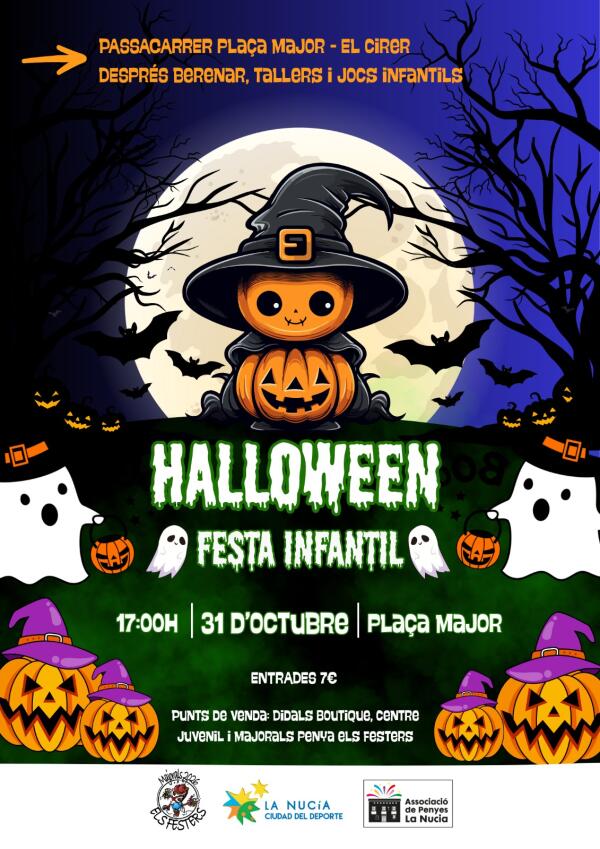 La fiesta infantil de Halloween será este viernes