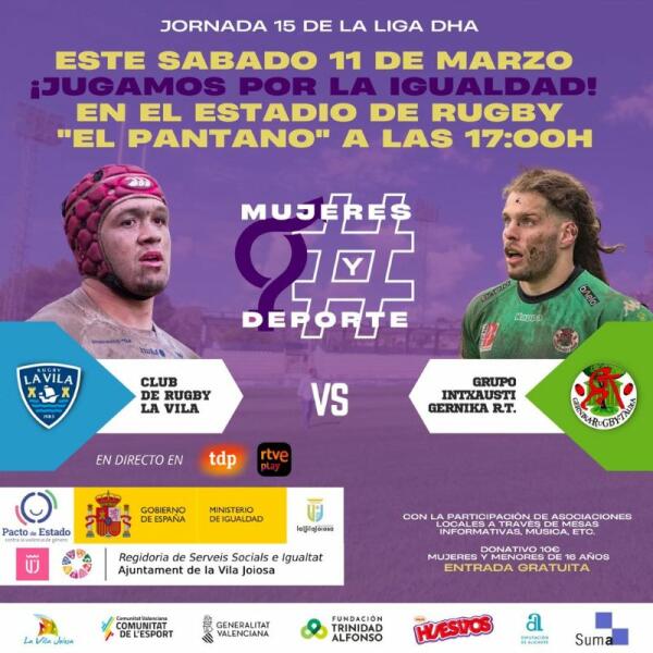 El próximo sábado el Club de Rugby La Vila marca ensayo por la igualdad 