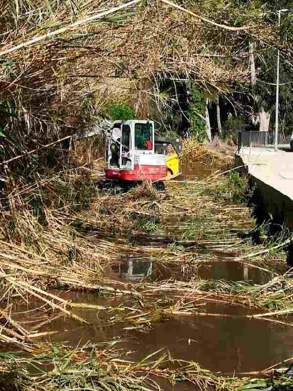 Altea &middot; Concluye la limpieza del Barranc dels Arcs