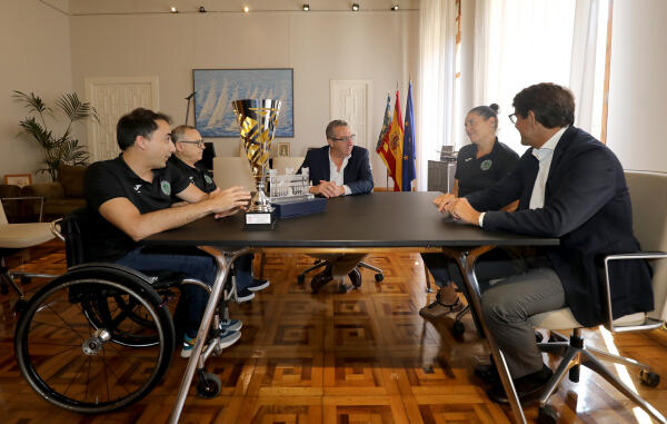 DIPUTACION ALICANTE - Recepcion Club Baloncesto Silla de Ruedas de Elche
