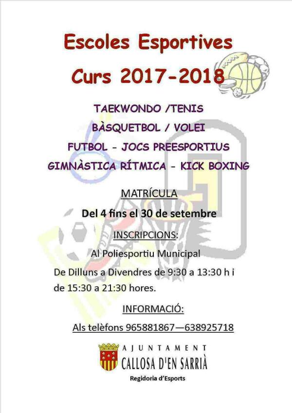 Las escuelas deportivas municipales inauguran el curso con el mes de septiembre gratuito 