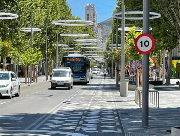 Ciudadanos llevará a pleno subir de 10 a 20 km/h el límite máximo de velocidad fijado en vías de Benidorm