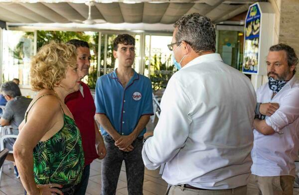Secun de la Rosa retoma en Benidorm el rodaje de &lsquo;El Cover&rsquo;, tras el confinamiento. 