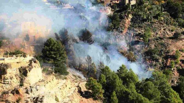 Finestrat solicitar&aacute; a la CHJ que intervengan en la zona del r&iacute;o Anxero para evitar incendios forestales