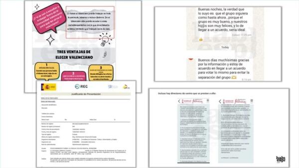 Hablamos Español presenta ante Educación valenciana una batería de pruebas de manipulación a las familias sobre la consulta lingüística y advierte que la impugnará si no se cambia el rumbo de inmediato