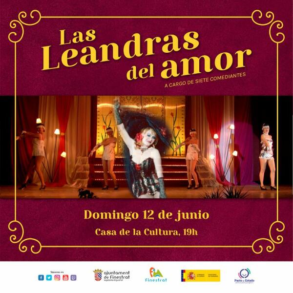 ESTE DOMINGO, LA VIDA LOCA CON EL TEATRO “LAS LEANDRAS DEL AMOR” 