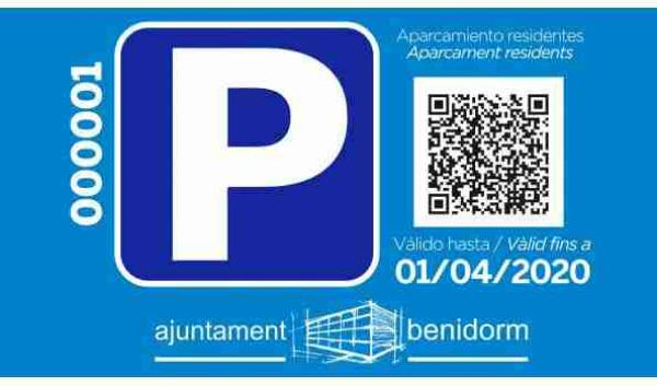  Benidorm // Movilidad seguirá tramitando en el Ayuntamiento la tarjeta para aparcar en ‘Zona de Residentes’ 