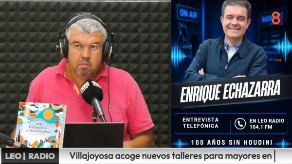 Enrique Echazarra: &ldquo;Si Houdini viviese estar&iacute;a disfrutando de todas las posibilidades que ofrece hoy el mundo del misterio&rdquo;