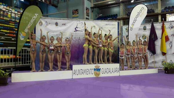 Las gimnastas nucieras consiguen la plata en el Nacional por Conjuntos