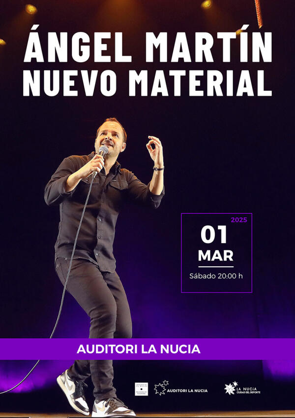 Últimas entradas para ver al humorista Ángel Martín en l’Auditori 