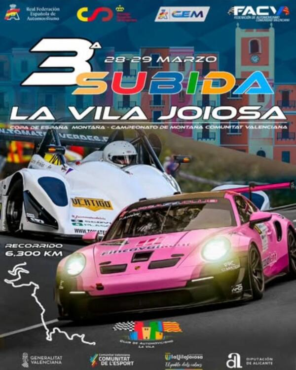 Villajoyosa organiza la III Subida La Vila Joiosa el 28 y 29 de marzo
