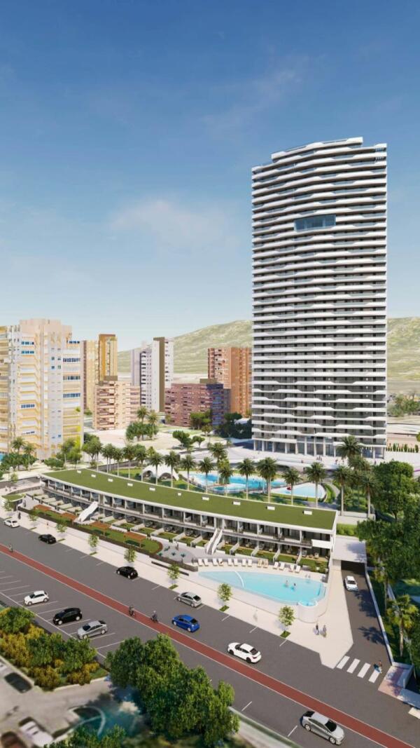 Alibuilding logra la autorización para la construcción de un complejo con 38 apartamentos turísticos en Benidorm  