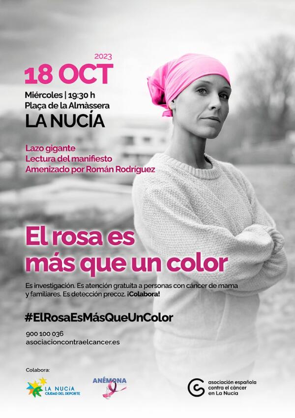 Esta tarde Gran “Lazo Rosa” y teatro solidario por el “Día Mundial Contra el Cáncer de Mama”