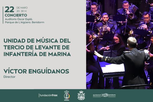 Benidorm acoge a la Unidad de Música del Tercio de Levante en un concierto abierto al público