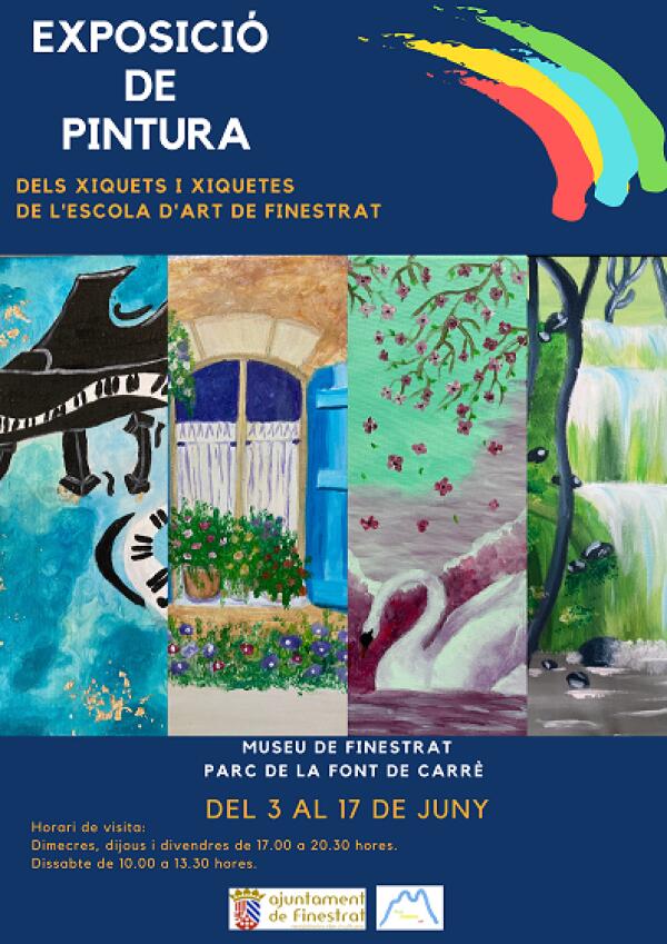 ESTE JUEVES 3 DE JUNIO SE INAUGURA LA EXPOSICIÓN INFANTIL DE PINTURA CON LAS OBRAS REALIZADAS DURANTE EL CURSO 2020-2021