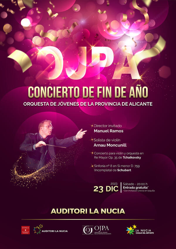 Concierto gratuito de la Orquesta de Jóvenes de la Provincia de Alicante