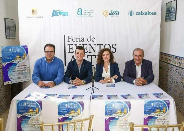 Todo preparado para la celebración de Feria de Eventos Altea 