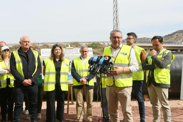 Visita a las obras del postrasvase Tramo I y II