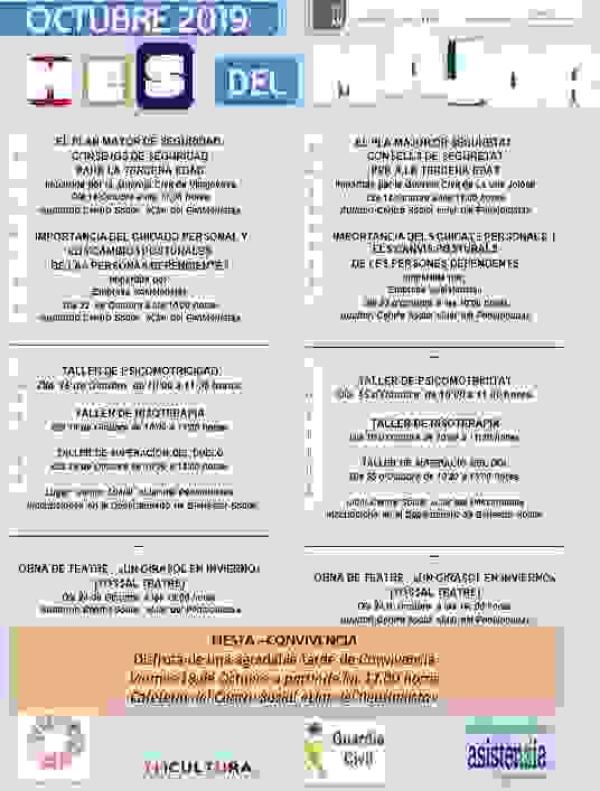 La Vila · Bienestar Social organiza numerosas actividades dirigidas a las personas mayores dentro del ‘Mes del major’ 