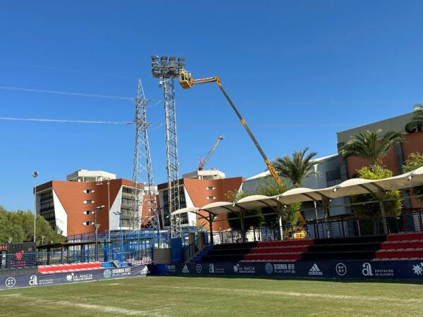 La Nucía cambia las luminarias a led de la Ciutat Esportiva con una inversión de 1,1 millón de euros