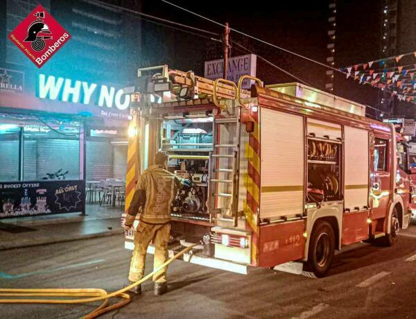 INCENDIO EN BENIDORM