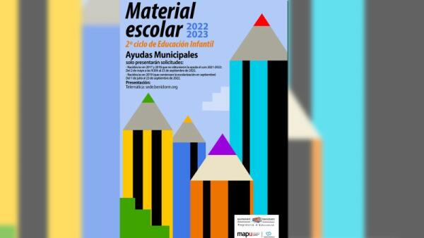 Educación entrega a partir del lunes los primeros 640 vales de las ayudas de material escolar del alumnado de 2º ciclo de Infantil