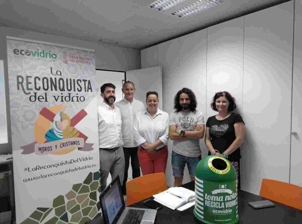 ‘La Reconquista del Vidrio’ fomentará el reciclaje de vidrio durante las fiestas de Moros y Cristianos 