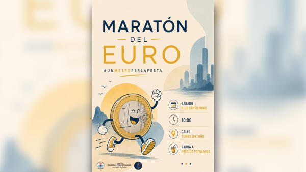 La Comissi&oacute; de Festes Majors Patronals celebra el s&aacute;bado 5 de septiembre su &lsquo;Marat&oacute;n del Euro&rsquo;