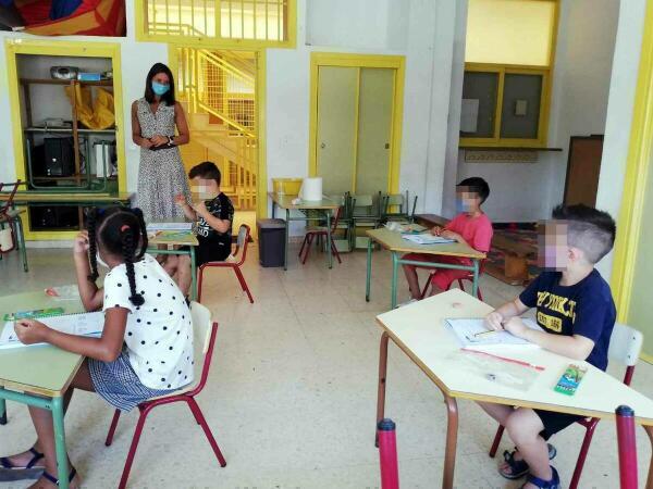 70 menores de Primaria inician hoy el Programa de Apoyo Educativo de Verano (PAEV).
