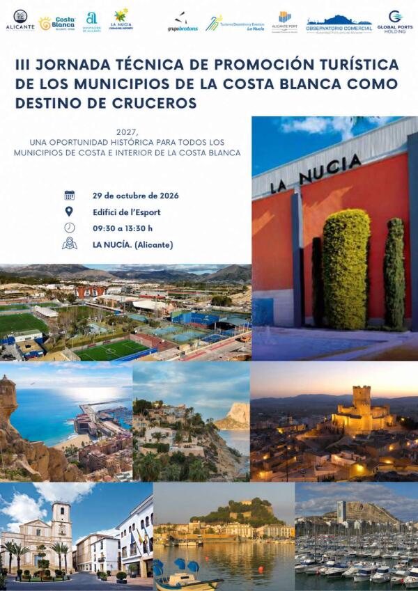 La Nuc&iacute;a reunir&aacute; este jueves al sector del turismo de cruceros de la Costa Blanca