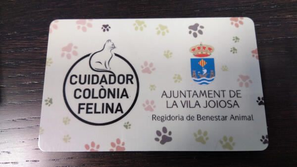 Bienestar Animal hace entrega de los primeros carnets de cuidadoras de colonias felinas de la Vila Joiosa