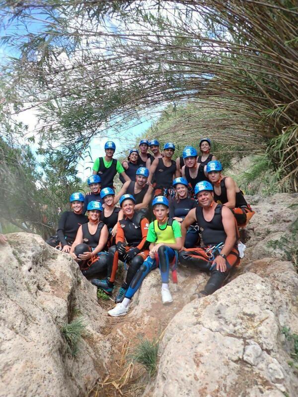 Gran éxito de la excursión de Juventud al Barranco de Anna 