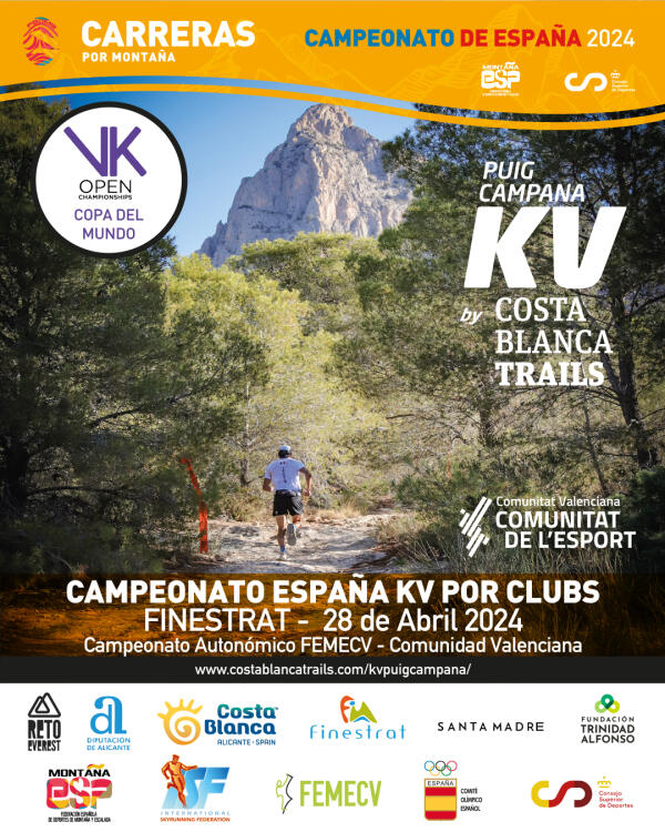 MÁS DE 360 CORREDORES SE ENFRENTAN ESTE DOMINGO AL KILÓMETRO VERTICAL PUIG CAMPANA DE FINESTRAT