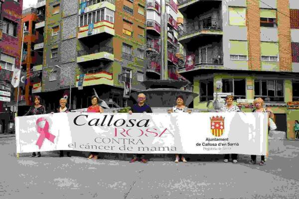 Callosa d&rsquo;en Sarri&agrave; se ti&ntilde;e de rosa contra el c&aacute;ncer de mama
