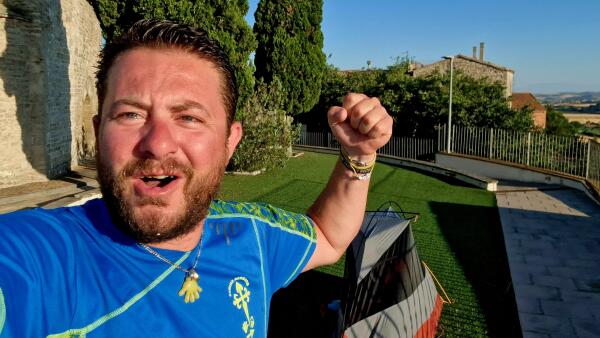 Urko Lekue: “Este Camino de Santiago desde Cataluña me está sorprendiendo mucho”